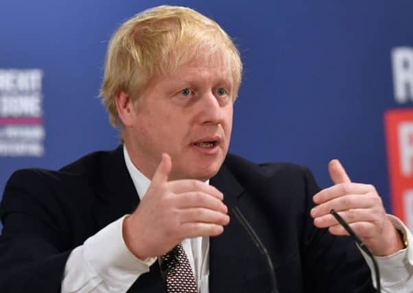 Boris Johnson is putting opposition to independence at the forefront of the Scottish Conservatives election campaign (Picture: Jacob King/PA Wire)