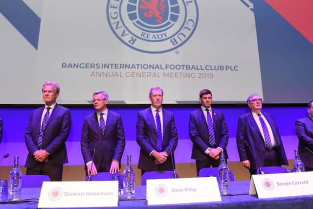 Dave King spoke of substantial investment at Rangers AGM. Picture: SNS