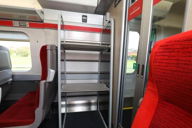 The number of luggage stacks will be increased from two to three or four per carriage. Picture: LNER