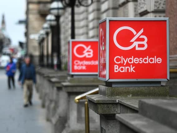 The re-branding programme will see the centuries-old Clydesdale Bank name disappear. Picture: John Devlin