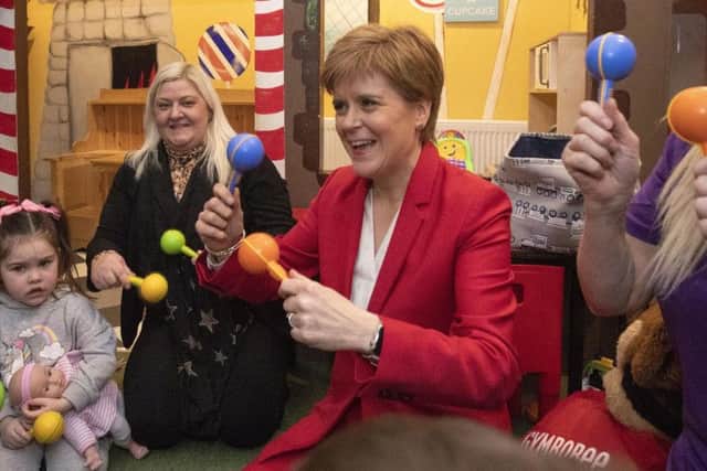 Nicola Sturgeon has dismissed claims from the Tories that there should not be a second referendum on Scottish independence until after 2050. Picture: Jane Barlow / PA Wire