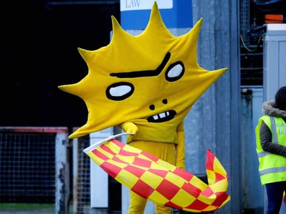 Partick Thistle FC's iconic mascot Kingsley. Picture: Michael Gillen
