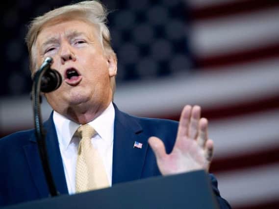 US President Donald Trump