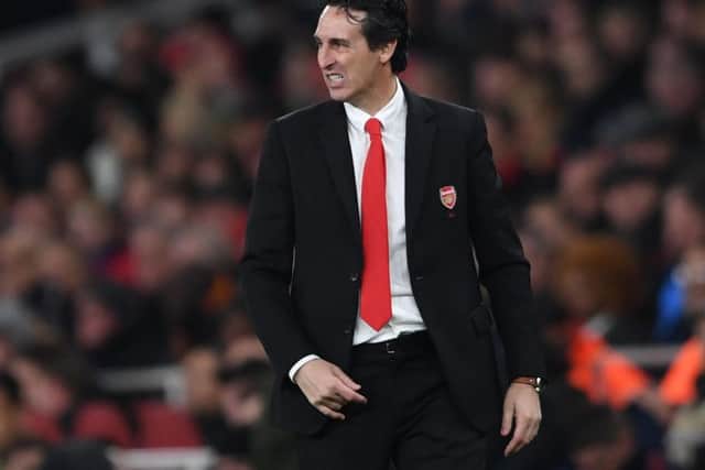 Reinforcements: Unai Emery is under pressure at Arsenal to turn things around