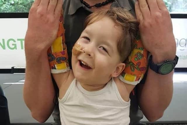 Bleu Greenwood was born with the most restrictive type of cerebral palsy