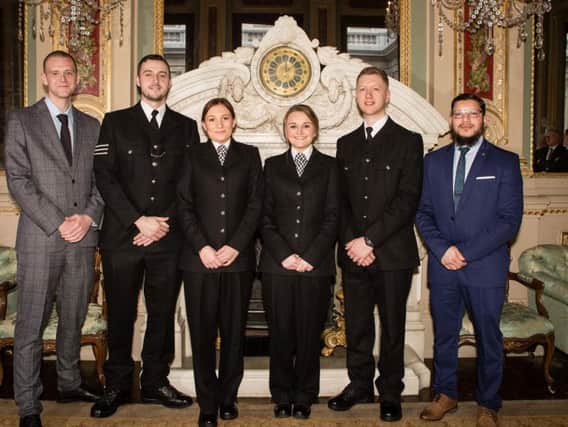 (From L-R) Adam Ward, Lee Valentine, Marsha Selby, Ashleigh Williams, Tom Wright and Miah Uddin