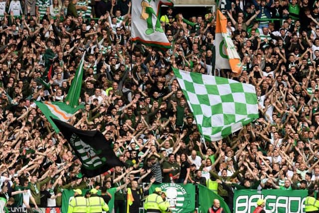 A general view of the Green Brigade section