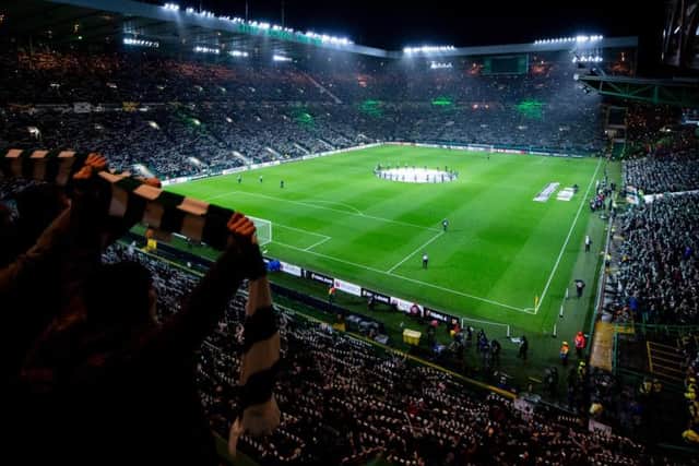Celtic Park on a European night