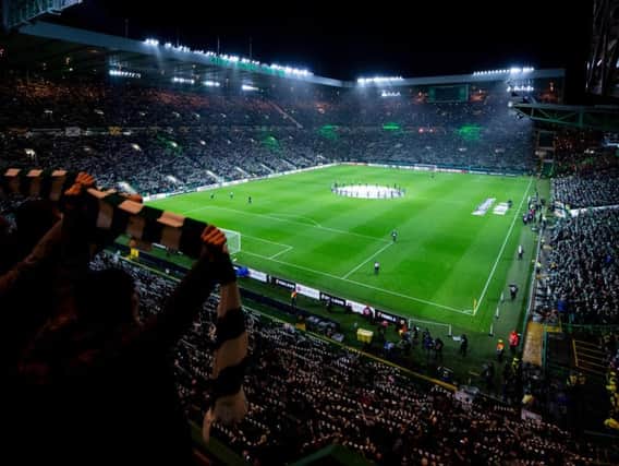 Celtic Park on a European night