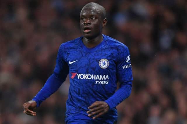 N'Golo Kante in action for Chelsea