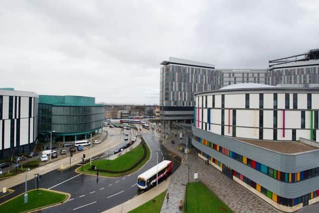 The Queen Elizabeth hospital in Glasgow has been at the centre of concerns over the water supply
