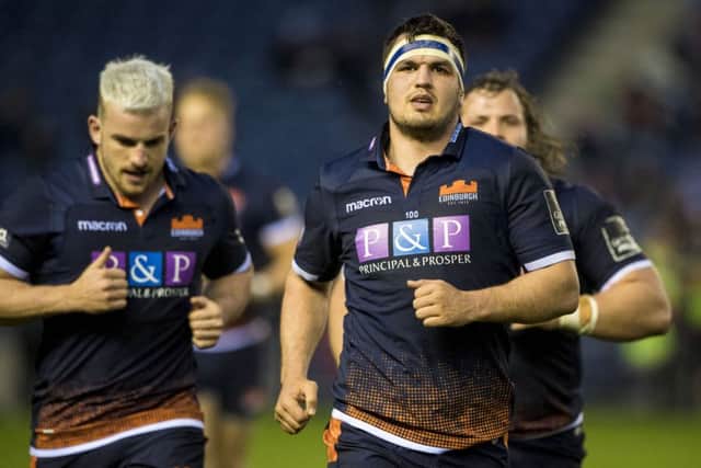Stuart McInally will return for Edinburgh against Munster. Picture: SNS/SRU Bill Murray