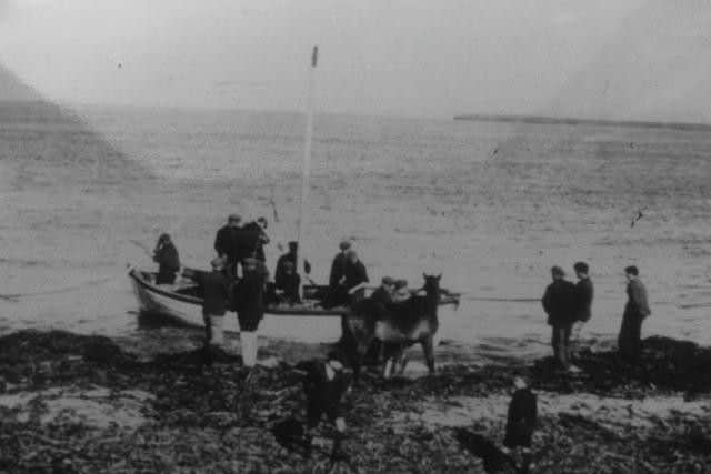 Bee was modelled on the Yole boats, the design which was first favoured by Vikings, with the vessel made bigger and heavier than usual. It served as Stroma's livestock boat for more than 50 years. PIC: Contributed.