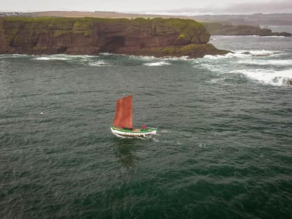 The Bee was build specifically for the islanders of Stroma, which sits between Caithness on the mainland and Orkney, so they could navigate the treacherous waters of the Pentland Firth. PIC: Sotheby's.