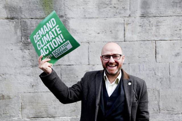 Patrick Harvie has raised the number of Green candidates from five to 22. Picture: Alistair Linford