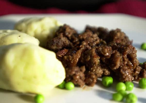 Mince from the local butcher served with tatties would be one way to celebrate St Andrew's Day