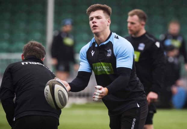 Huw Jones has been working hard on the defensive side of his game and will start against Leinster on Saturday. Picture: Paul Devlin/SNS