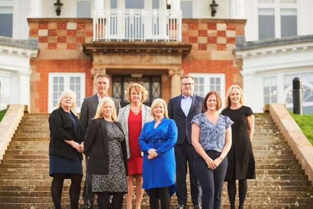 Barrhead Travels board gathers in Ayrshire, with president Jacqueline Dobson front-centre. Picture: Barrhead Travel