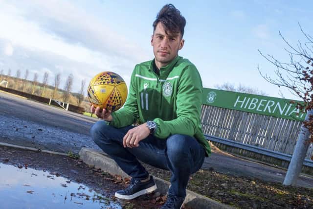 Hibernian's Joe Newell. Picture: Bill Murray / SNS
