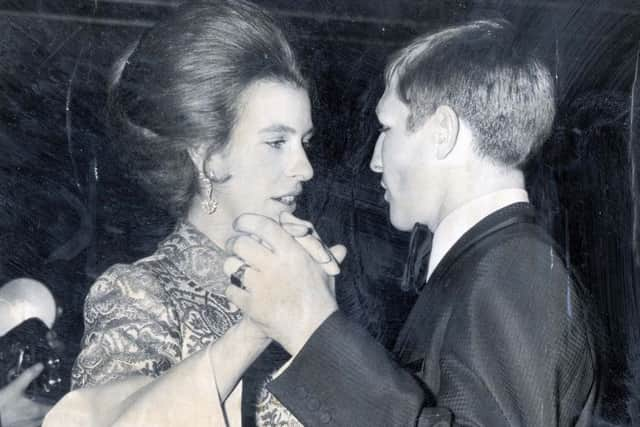 Ken Buchanan dances with 
Princess Anne after he pair had been voted Sportsman and Sportswoman of the Year by members of the Sports Writers' Association in 1971. Picture: Monty Fesco/Daily Mail/Shutterstock