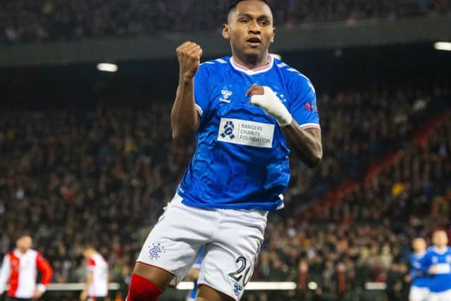 Alfredo Morelos was in fine form for Rangers against Feyenoord in midweek but has yet to score against Celtic. Picture: Alan Harvey / SNS