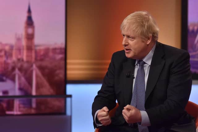Boris Johnson on BBC Andrew Marr Show this morning.