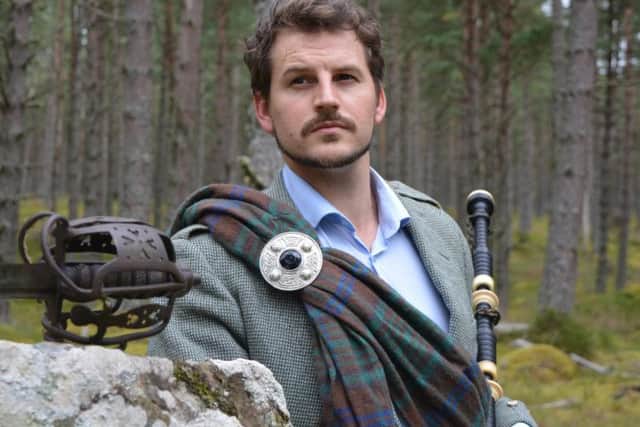 The clan leader, who speaks Gaelic and Spanish, says he wants to see a resurgence in interest in clan culture among Scots. PIC: Iain Thornber.