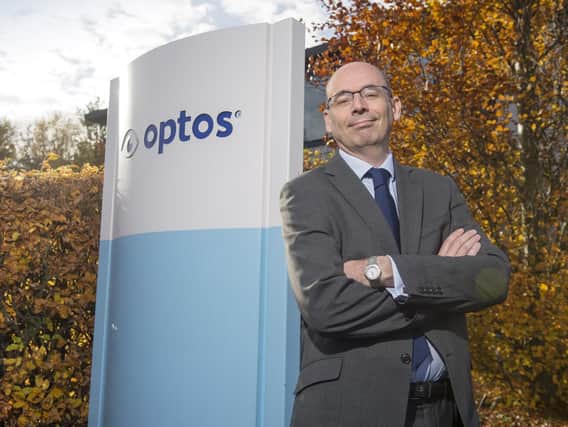 Kennedy is determined to keep Optos in the vanguard of retinal imaging technology. Picture: Neil Hanna.