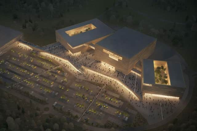 How the Edinburgh Arena might look by night.