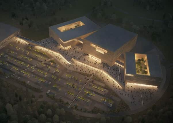 How the Edinburgh Arena might look by night.