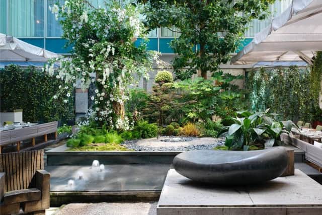The Courtyard Garden is a tranquil haven. Picture Niall Clutton.