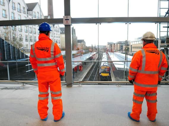 Network Rail engineers will be working to renew Edinburghs Haymarket junction on Christmas Day.