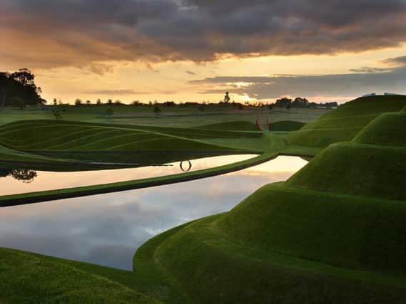 Work by more than 35 artists can be found in the grounds of Jupiter Artland near Edinburgh Airport.