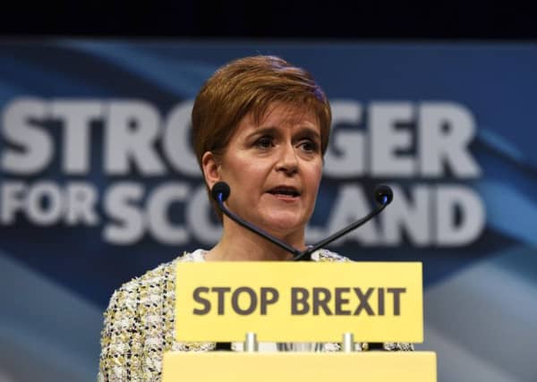 Nicola Sturgeon launches the SNP's general election manifesto in Glasgow (Picture: John Devlin)