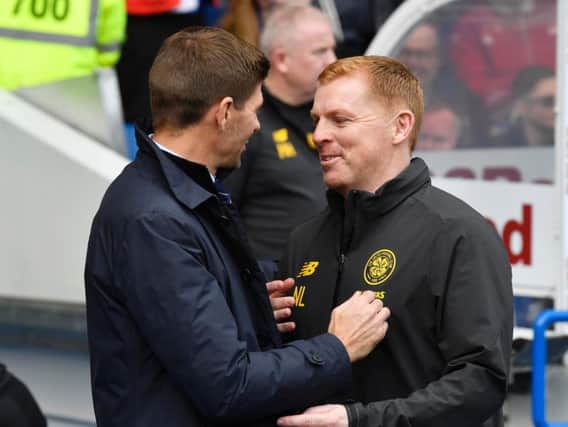 Neil Lennon and Steven Gerrard's battle at the top of the Scottish Premiership is expected to go right down to the wire. Picture: SNS