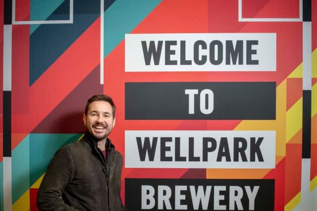 The centre was opened by actor Martin Compston. Picture: Paul Chappells.