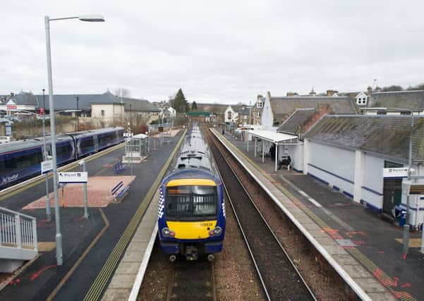 Bill Jamieson regularly travels to Edinburgh from Dunblane station (Picture: John Devlin)