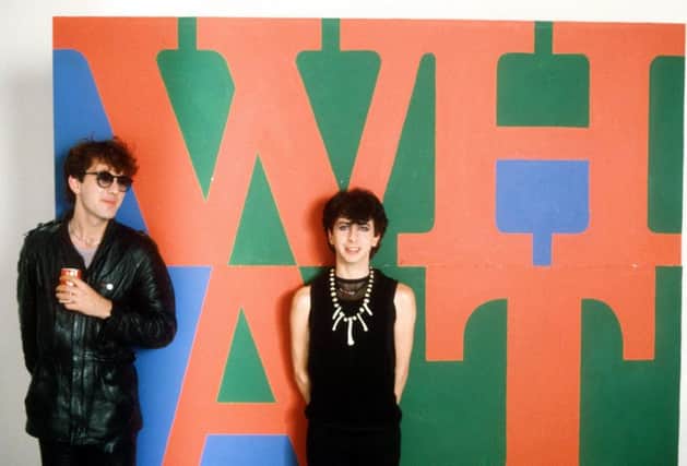 Marc Almond with David Ball in Soft Cell, 1983. Picture: Eugene Adebari/Shutterstock