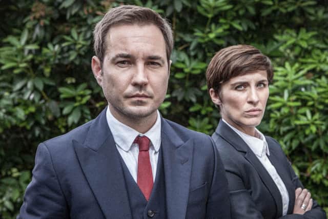 Line of Duty star Martin Comspton has been unveiled as one of new host Susan Calman's Hogmanay guests.