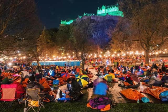 This year's Sleep Out will take place under the castle in Princes Street Gardens. (Picture: The World's Big Sleep Out)