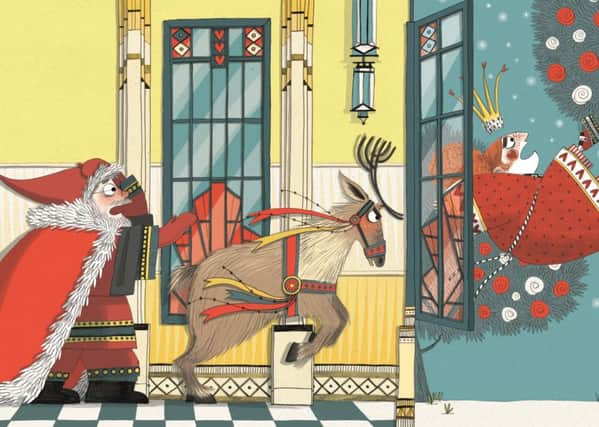 Illustration from The Night Before Christmas in Wonderland, by Carys Bexington and Kate Hindley