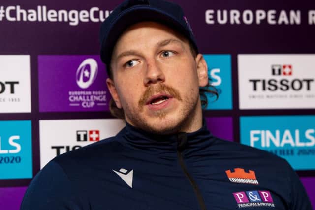 Hamish Watson is back in the Edinburgh side following a knee injury. Picture: Ross MacDonald / SNS