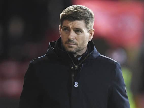 Steven Gerrard felt Rangers should have been awarded a second-half penalty