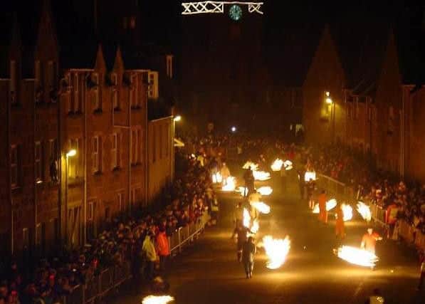 Stonehaven's fire ceremony is one of the oldest New Year's celebrations in the world. Picture: The Stonehaven Fireballs