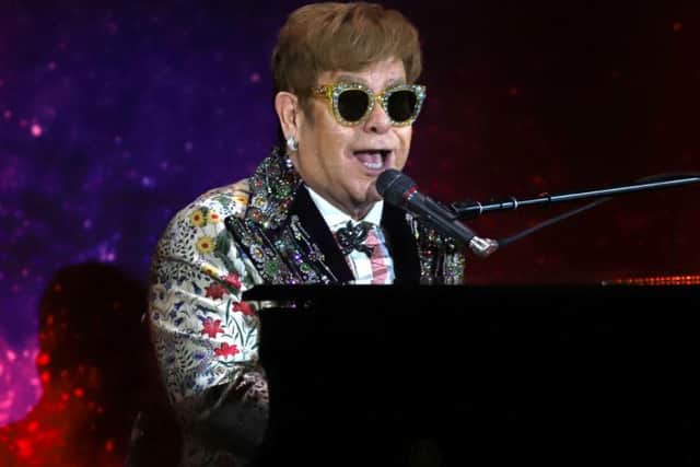 Sir Elton said he had starved himself of songwriting so he could let loose his pent up creativity when he returned to the studio.  Picture: PA