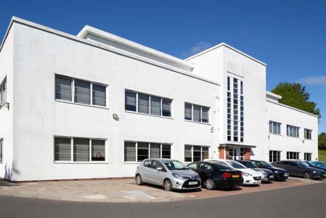 The building is fully let to funeral plan provider Golden Charter, which occupies the site as the head office for its UK operations. Picture: McAteer Photography