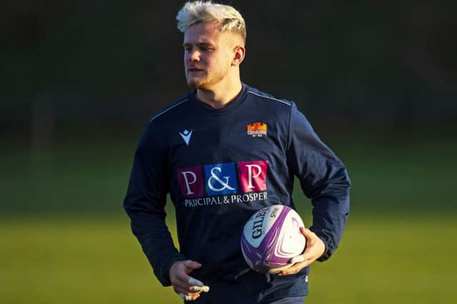Edinburgh will be boosted by the return of Scotland wing Darcy Graham who makes his first appearance since the World Cup. Picture: Ross MacDonald/SNS