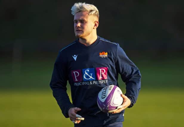 Edinburgh will be boosted by the return of Scotland wing Darcy Graham who makes his first appearance since the World Cup. Picture: Ross MacDonald/SNS
