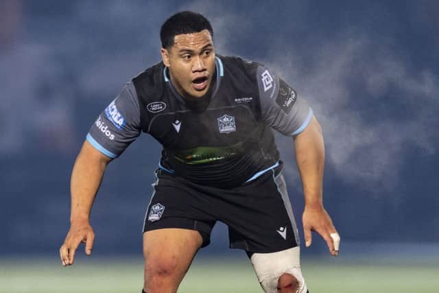 Aki Seiuli made his Glasgow debut during the Guinness Pro14 match against Leinster. Picture: Ross Parker/SNS/SRU