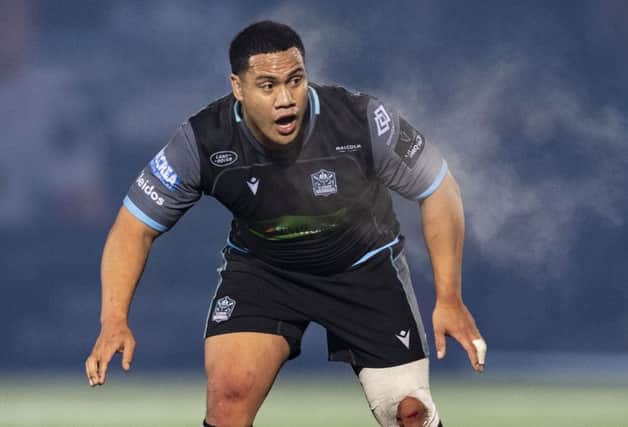 Aki Seiuli made his Glasgow debut during the Guinness Pro14 match against Leinster. Picture: Ross Parker/SNS/SRU